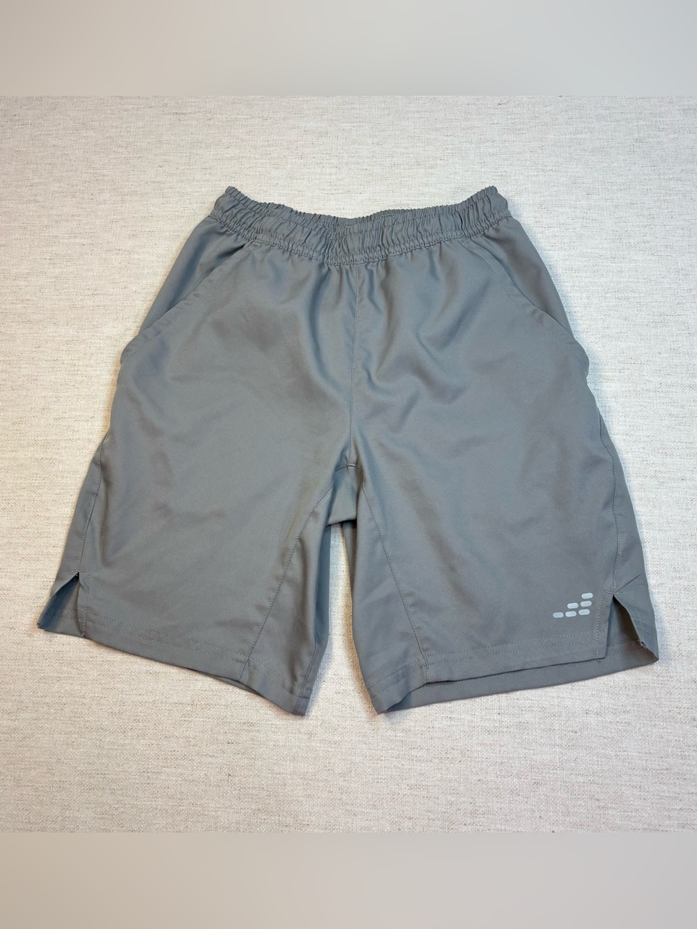 bcg boy size M (10-12) gray performance shorts active short
